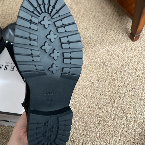 Very sexy to the knee black patent pleather boots! - Picture 5 of 6